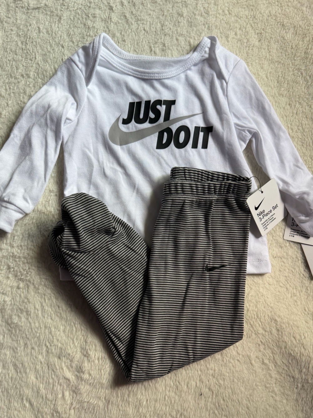 Marshalls Black & White Striped Kids Joggers
